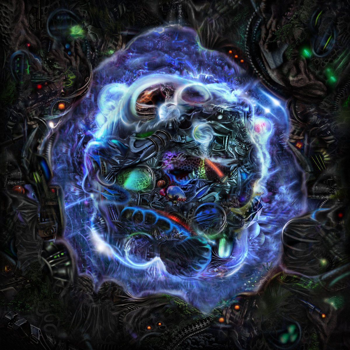 album artwork for 'Clepsydra', created by Sam Lubicz.