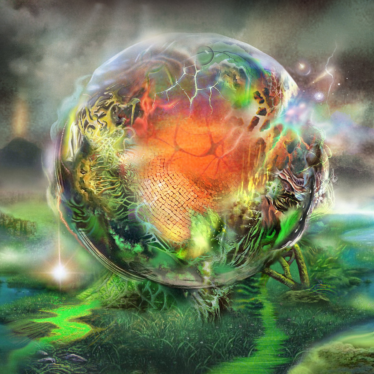 album artwork for 'Northern Biotic', created by Sam Lubicz.