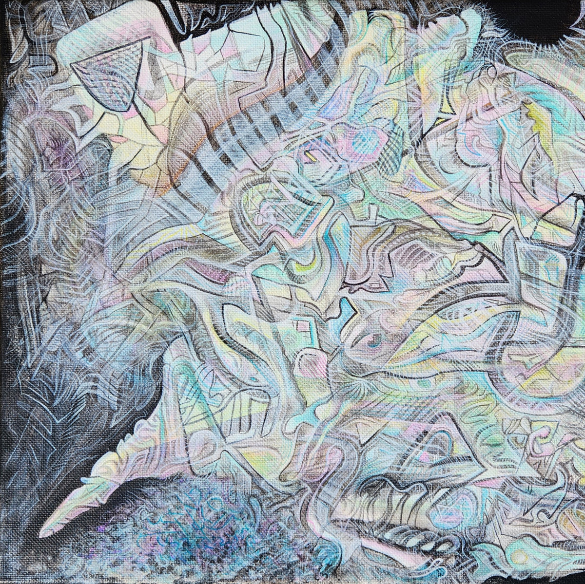 album artwork for 'Scolopendra', created by Jake Johnson.